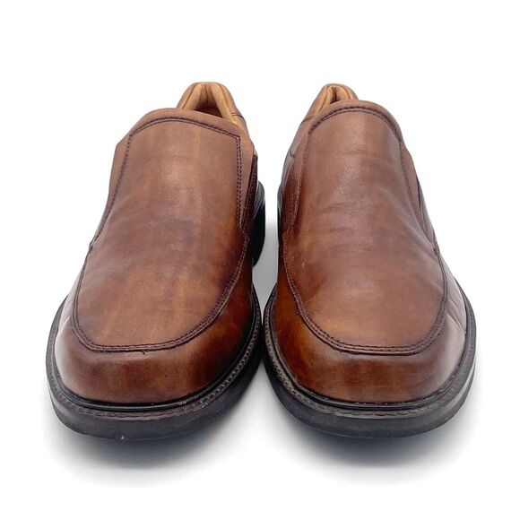ECCO Holton Apron Toe Slip On Loafers Brown Leather Shock Point EU 48 US 14 main image 5